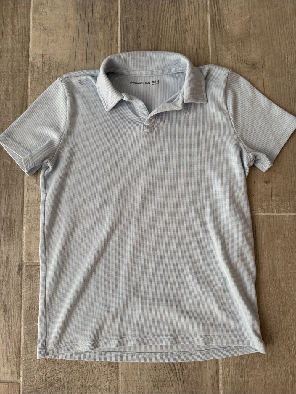 abercrombie kids Pale Blue Short-Sleeve Polo - Men Shirts